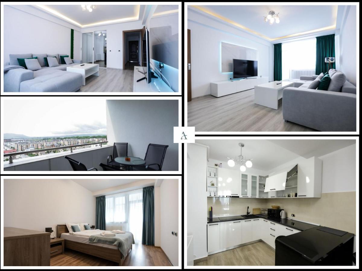Isaran Apartament With Panoramic City View ブラショフ エクステリア 写真